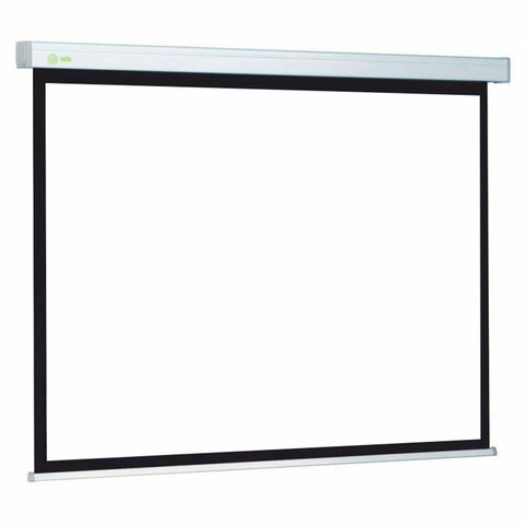 Экран Cactus Wallscreen CS-PSW-150x150, 150x150 см, 1:1, настенно-потолочный, белый - фото 2