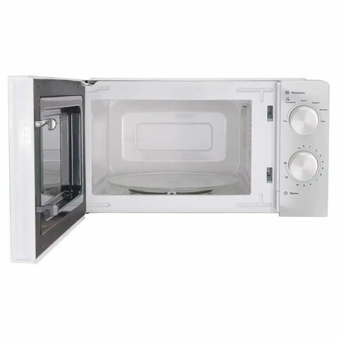 Микроволновая печь BQ (БИ-КЬЮ) MWO 20004SM/W, объем 20 л, мощность 700 Вт, механическое управление, белая, 86185120 - фото 3