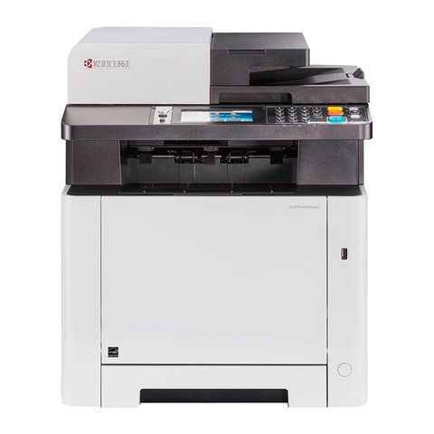 МФУ лазерное ЦВЕТНОЕ KYOCERA M5526cdw "4 в 1" A4, 26 стр./мин., 50000 стр./мес., ДУПЛЕКС, АПД, Wi-Fi, сетевая карта, 1102R73NL0 - фото 1