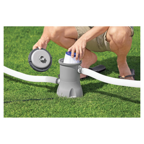 Картриджный фильтр-насос 2006 л/ч, картридж II, для бассейнов от 366 до 457 см, BESTWAY, 58383 - фото 7