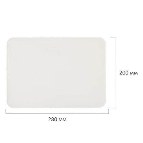 Доска для лепки А4, 280х200 мм, ПИФАГОР, белая, 274253 - фото 3