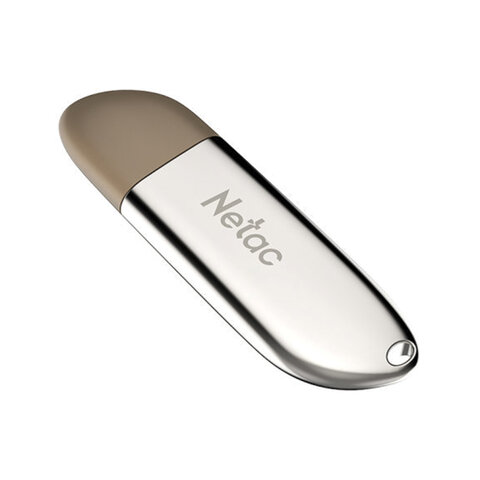 Флеш-диск 32 GB NETAC U352, USB 2.0, металлический корпус, серебристый, NT03U352N-032G-20PN - фото 1