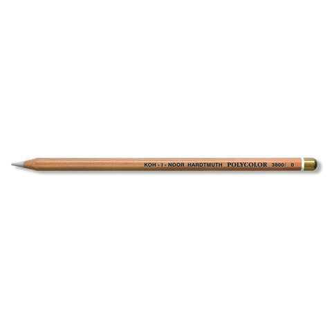 Карандаш-блендер KOH-I-NOOR, 1шт., "Polycolor", белый, 3,8 мм, мягкий, заточенный, 3800000001KS - фото 3