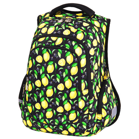Рюкзак BRAUBERG SPECIAL, "Lemons", 44х30х13 см, 270671 - фото 1