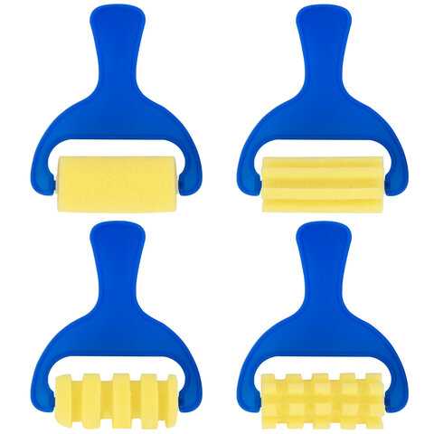 Валики для рисования художественные, набор 4 штуки, BRAUBERG ART DEBUT, 201090 - фото 1