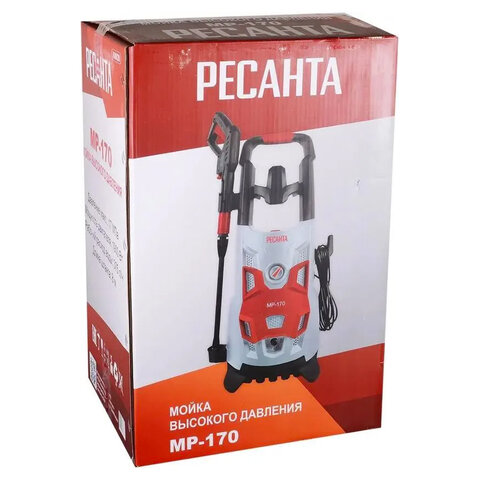 Минимойка МР-170 РЕСАНТА, мощность 1,9 кВт, давление 170 бар, шланг 8 м, 70/8/20 - фото 9