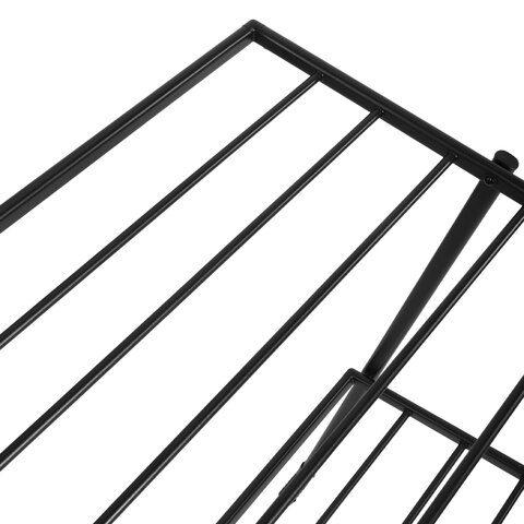 Сушилка напольная для белья раскладная, 4 зоны, 2 уровня, 22 метра, LAIMA HOME QUATRO BLACK, 700475 - фото 12
