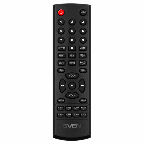 Колонка портативная SVEN PS-950, 160 Вт, TWS, Bluetooth, FM, USB, microSD, LED-дисплей, черная, SV-022396 - фото 9