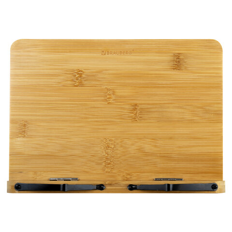 Подставка для книг и планшетов бамбуковая BRAUBERG, 28х20 см, регулируемый наклон, 237895 - фото 2