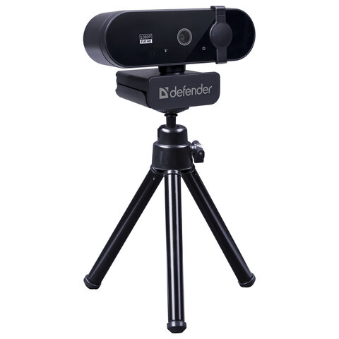Веб-камера DEFENDER G-lens 2590 QHD, 3,7 Мп, микрофон, USB 2.0, регулируемый крепеж, черная, 63113 - фото 3