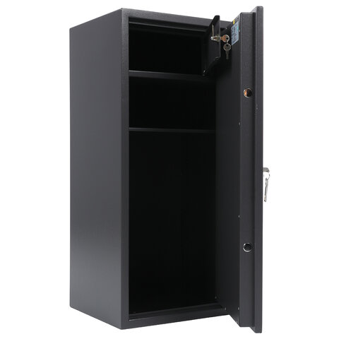 Сейф AIKO "TSN-90Т", 900х435х360 мм, 35 кг, ключевой замок, полка, трейзер, крепление к полу, TSN-90T - фото 4