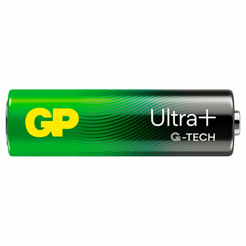 Батарейки КОМПЛЕКТ 8 шт., GP Ultra Plus G-Tech, AA (LR6), алкалиновые, пальчиковые, 15AUPA21-2CRB8 - фото 2