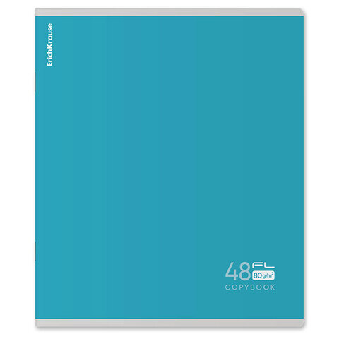 Тетрадь А5, 48 л., скоба, клетка, Soft-Touch, выборочный УФ-лак, плотная бумага 80 г/м2, ERICH KRAUSE, 60623 - фото 4