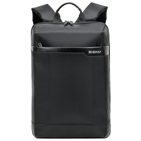 Рюкзак HEIKKI HIGH TECH (ХЕЙКИ) с отделением для ноутбука, черный, 43x28x12 см, 272589 - фото 2