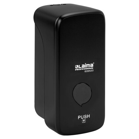 Дозатор для жидкого мыла-пены LAIMA PROFESSIONAL PREMIUM BLACK, НАЛИВНОЙ, 1 л, черный, ABS-пластик, 609520 - фото 3