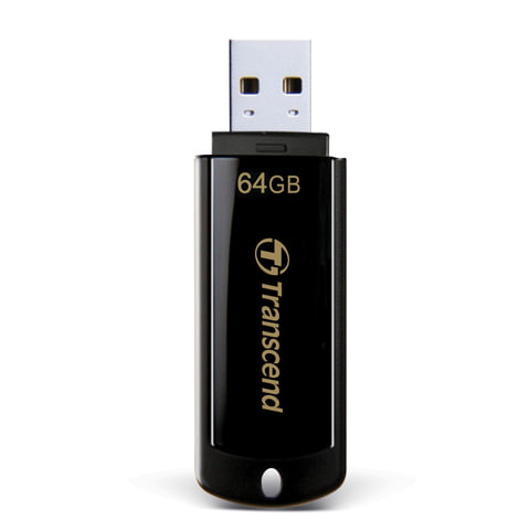 Флеш-память Transcend JetFlash 350, 64Gb, USB 2.0, чер, TS64GJF350 - фото 3