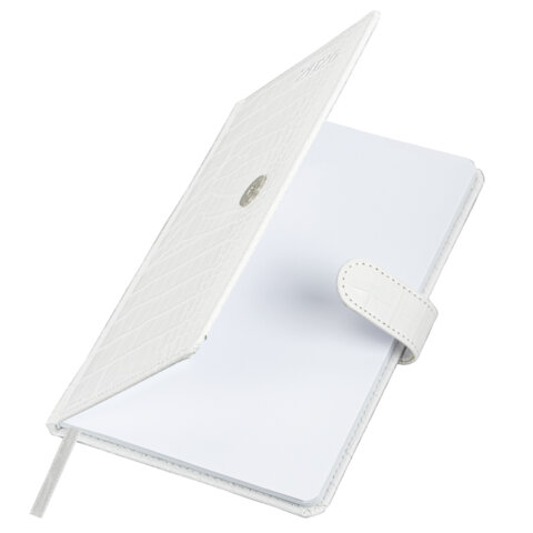 Еженедельник датированный 2026 А5 145х215 мм, BRAUBERG "Party", под кожу, белый, 117179 - фото 3