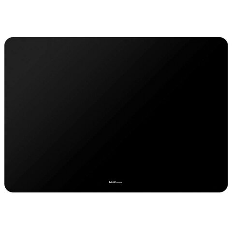 Коврик-подкладка настольный ERICH KRAUSE "Matt Total Black", A2 (590х420 мм), черный, 61240 - фото 1