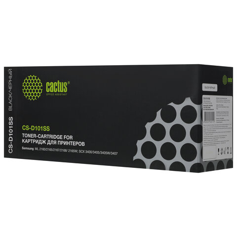 Картридж лазерный CACTUS (CS-D101SS) для SAMSUNG ML2160/65/SCX-3400/3405, ресурс 1500 страниц - фото 3