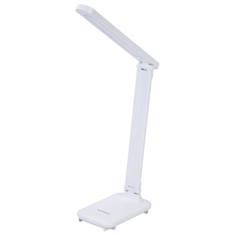 Настольная лампа / светильник беспроводная SONNEN PT-102, USB, LED, 3 Вт, 3 режима, белый, 238777 - фото 1