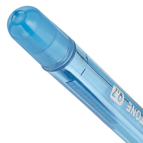 Ручка шариковая масляная BRAUBERG "OIL PEN TONE", СИНЯЯ, корпус тонированный, пишущий узел 0,7 мм, линия 0,35 мм, 142710 - фото 5