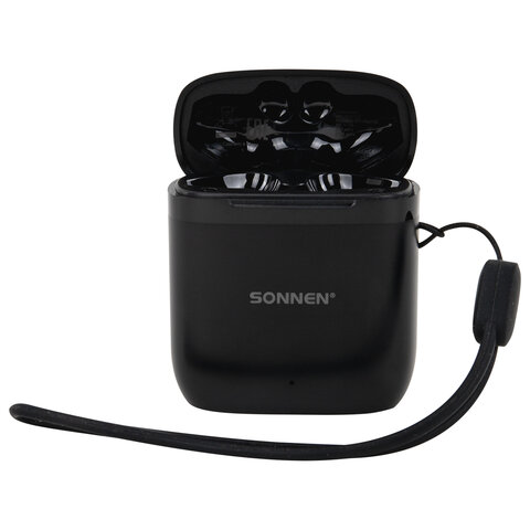 Наушники беспроводные TWS вкладыши с микрофоном, SONNEN EP-BH10B, Bluetooth 5.3, черные, 514122 - фото 13