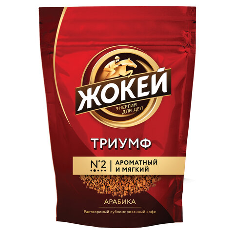 Кофе растворимый ЖОКЕЙ "Триумф" 450 г, сублимированный, 0917-08 - фото 1