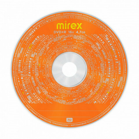 Диск DVD+R (плюс) MIREX, 4,7 ГБ, 16x, Slim Case, 1 штука, UL130013A1S - фото 2