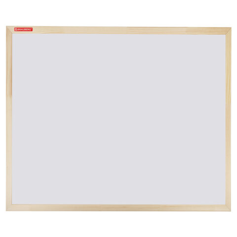 Доска магнитно-маркерная 50х70 см, деревянная рамка, BRAUBERG "Wood", 238795 - фото 1