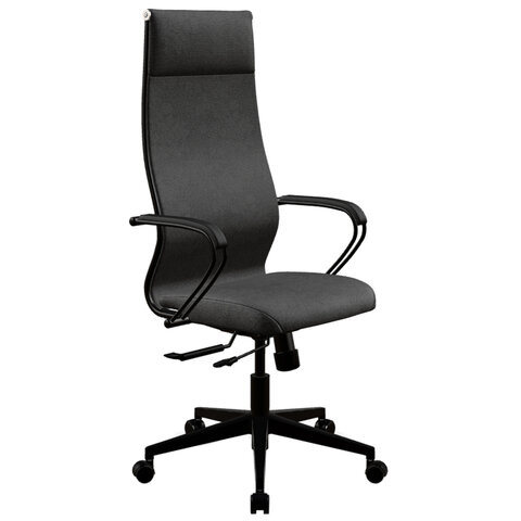 Кресло МЕТТА "ErgoLife" 10 B1-162K, пластик, синхромеханизм, ткань, темно-серое - фото 1