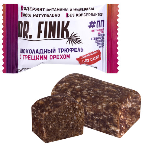 Конфеты финиковые DR.FINIK ассорти (фундук, миндаль, грецкий орех, кунжут), без сахара, 1000 г - фото 9