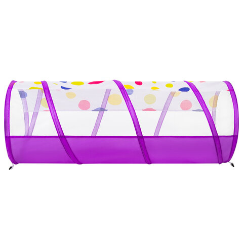 Детская игровая палатка-лабиринт с тоннелем и сухим бассейном, 90x190x270 см, BRAUBERG KIDS, 665172 - фото 12