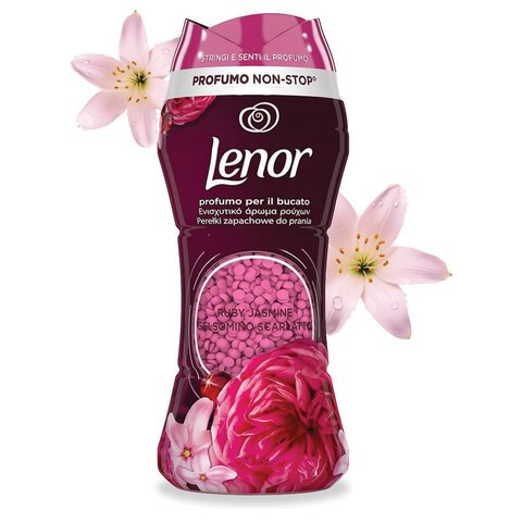 Кондиционер для белья в гранулах, 210 г, LENOR "Ruby Jasmine (Gelsomino Scarlatto)", жасмин - фото 1
