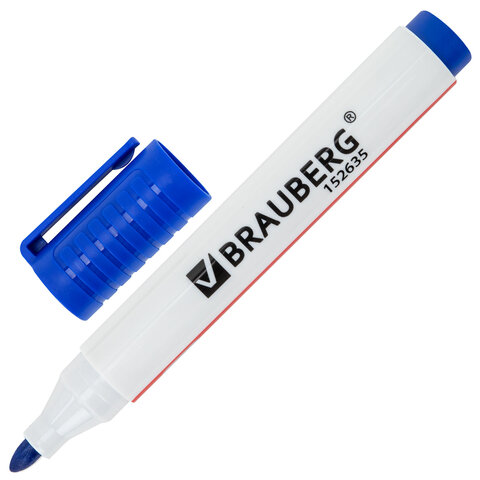 Маркеры стираемые для белой доски, НАБОР 4 ЦВЕТА, BRAUBERG "ULTRA WHITEBOARD MARKER", 3 мм, 152635 - фото 5