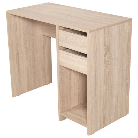 Стол письменный/компьютерный BRABIX "Scandi CD-017", 900х450х750 мм, 2 ящика, дуб сонома, 641895, ЦБ013706-2 - фото 14
