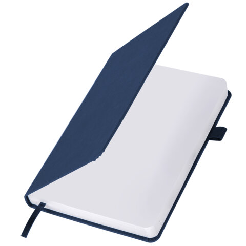 Ежедневник датированный 2026, А5, 138x213 мм, BRAUBERG "Control", под кожу, держатель для ручки, синий, 117121 - фото 4