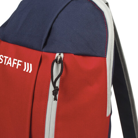 Рюкзак STAFF AIR компактный, красно-синий, 40х23х16 см, 227045 - фото 8