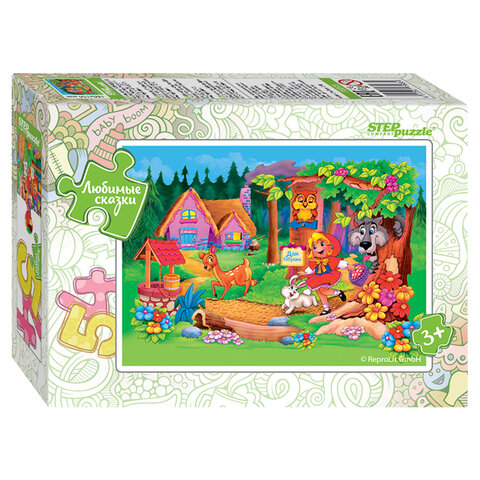 Пазл картонный 54 элемента, "Любимые сказки", АССОРТИ, поле 18х13,5 см, STEP PUZZLE - фото 8