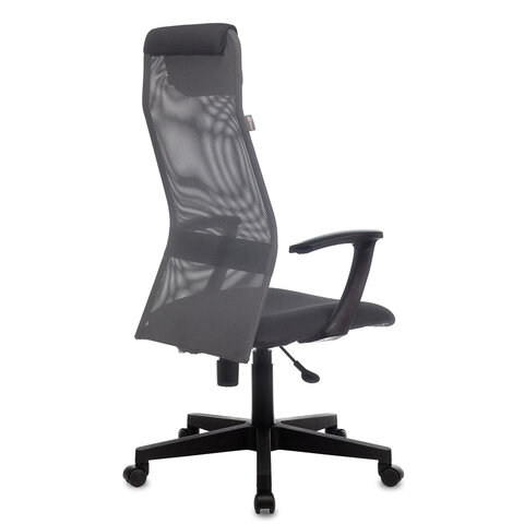 Кресло офисное KB-8, ткань-сетка, темно-серое, TW-04/TW-12, 496676 - фото 6