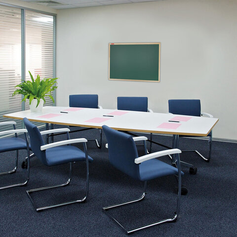 Доска для мела магнитная 30х45 см, зеленая, деревянная рамка, BRAUBERG "Wood", 238797 - фото 7