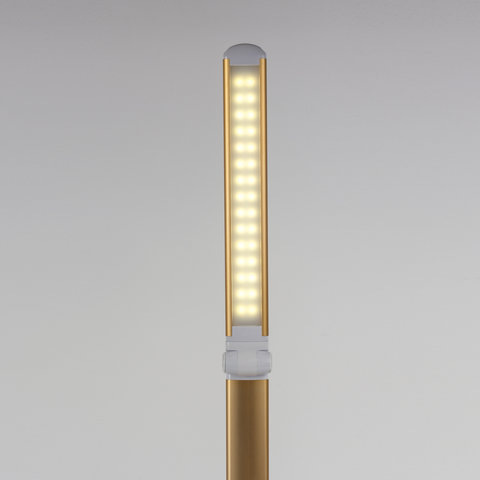 Настольная лампа-светильник SONNEN PH-3607, на подставке, LED, 9 Вт, металлический корпус, золотистый, 236685 - фото 6