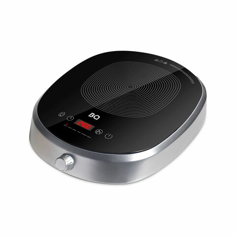 Настольная индукционная плита BQ (БИ-КЬЮ) HP121SS, 2400 Вт, 6 программ, электронное управление, серая, 86189881 - фото 1