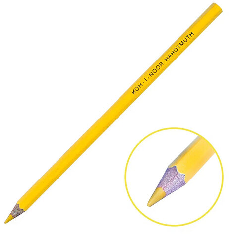 Карандаши цветные KOH-I-NOOR "TEENAGE", 12 цветов, шестигранные, 3 мм, натуральное дерево, 3552012042KSRU - фото 3