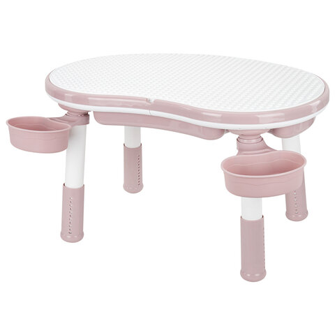 Стол детский трансформер 3 в 1 BRABIX KIDS CT-001, растущий, 2-8 лет, пластик, розовый, 533289 - фото 1