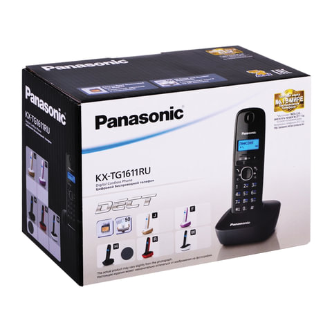Радиотелефон Panasonic KX-TG1611RUH - фото 6