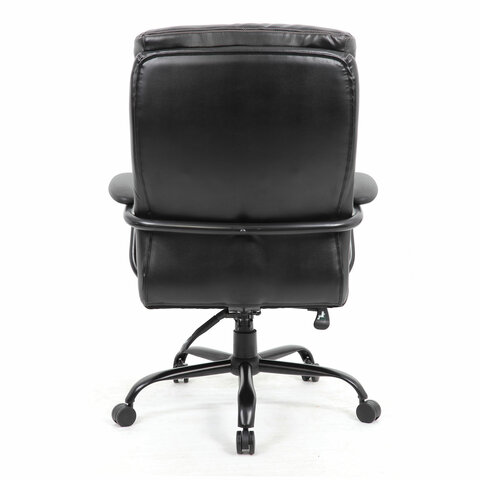 Кресло офисное BRABIX PREMIUM "Heavy Duty HD-004", НАГРУЗКА до 200 кг, экокожа, черное, 531942 - фото 4