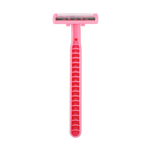 Бритвенные станки одноразовые, 3 лезвия, увлажняющая полоска, фиксированная головка, 5 шт., розовый, X-ONE (ИКС-УАН), 700030 - фото 2