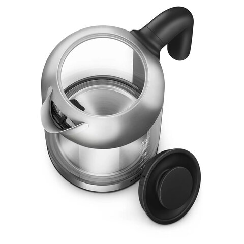 Чайник PHILIPS HD9339/80, 1,7 л, 2200 Вт, закрытый нагревательный элемент, стекло, серебристый - фото 4