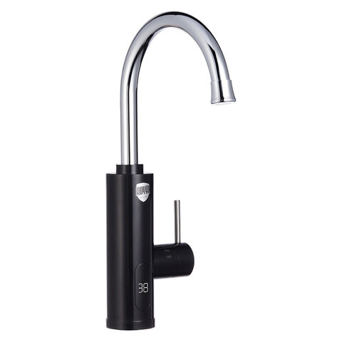 Водонагреватель проточный электрический ROYAL THERMO QuickTap, 3,3 кВт, 1,48 л/м, кран, черный, НС-1588899 - фото 5