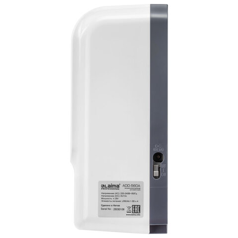 Дозатор для жидкого антисептика LAIMA PROFESSIONAL SUPER, СЕНСОРНЫЙ, 1 л, белый, ABS-пластик, 609503 - фото 3